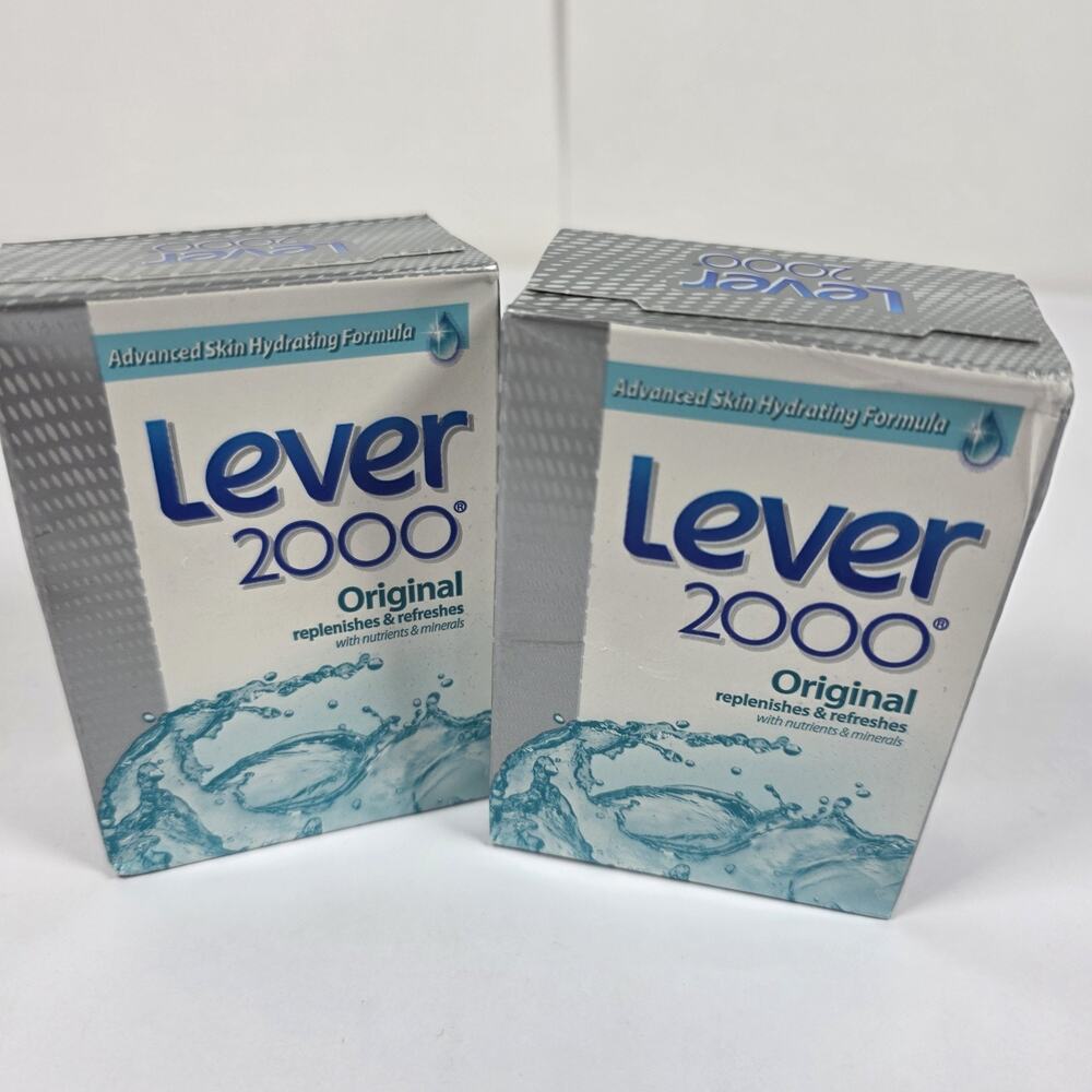 2 Lever 2000 Original Bar Soap Vintage 4.5 Oz SEALED Advanced Hydrating